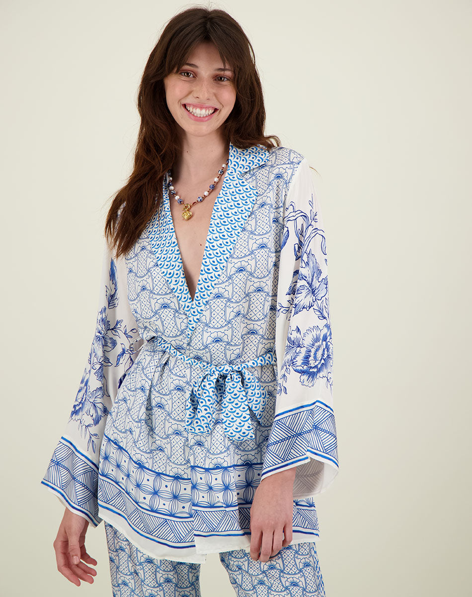 Lucia Amalfi Kimono Belted Jacket