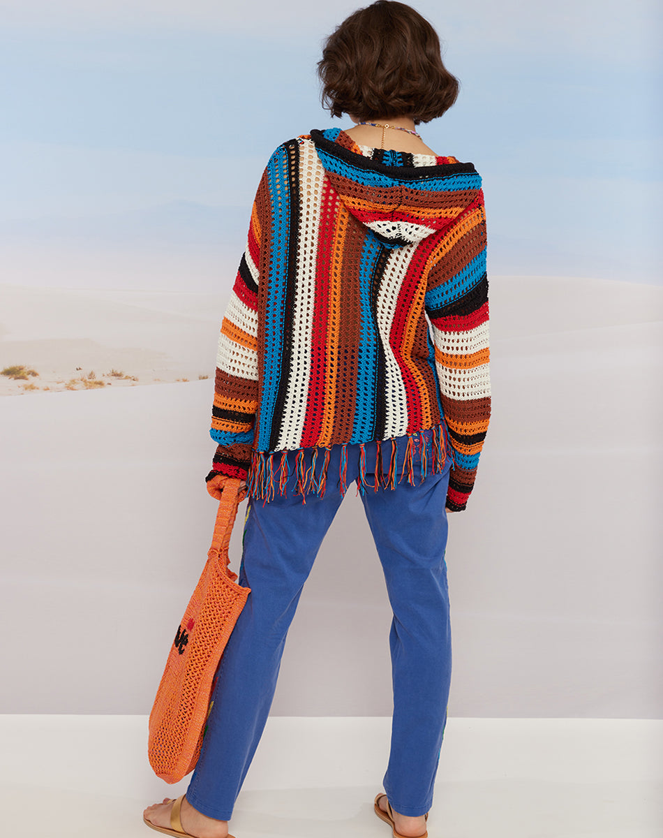 Stella Crochet Colorful Hoodie