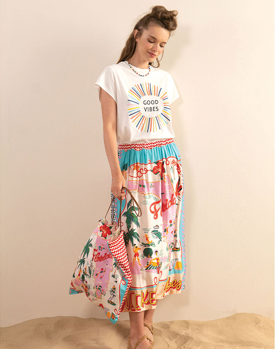 Alexa Printed Skirt