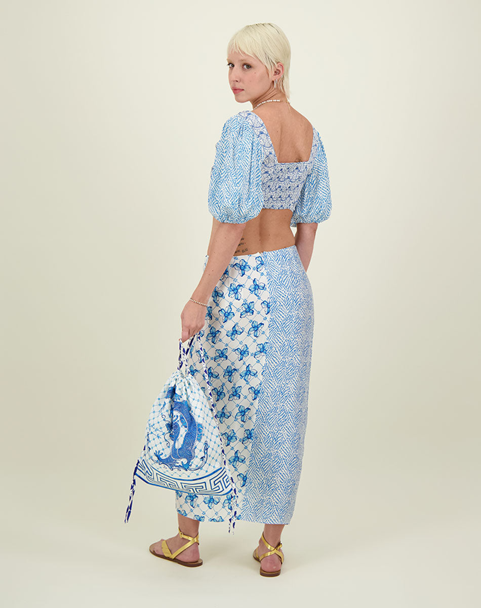 Luna Amalfi Tie Front Skirt