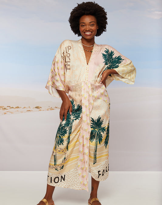 Sophia Kimono Vacation Dress