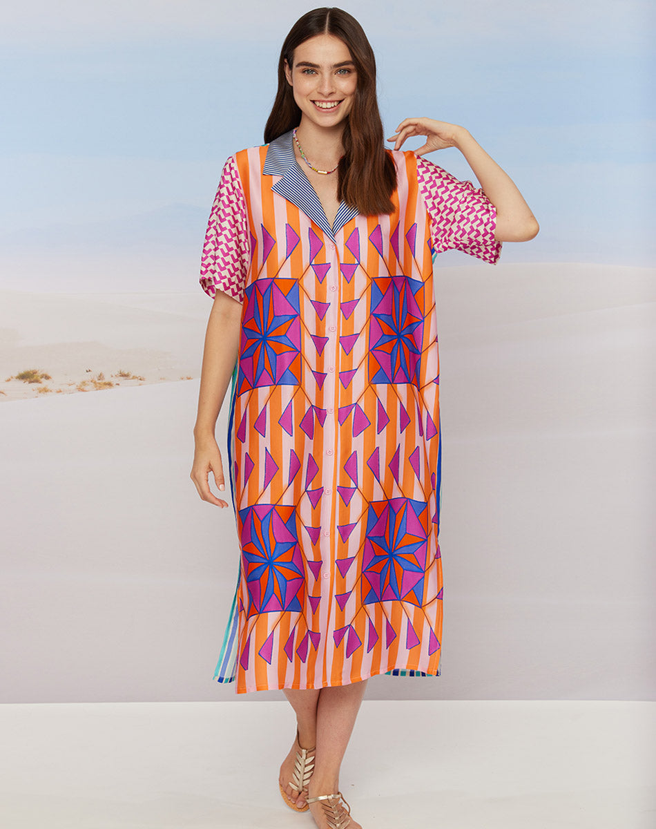 Charlotte Rangoli Shirt Dress