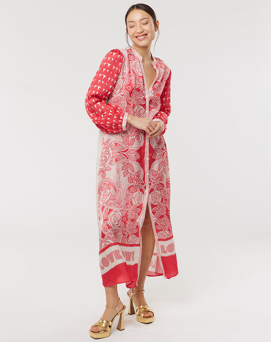 Maya Maxi Rouge Dress