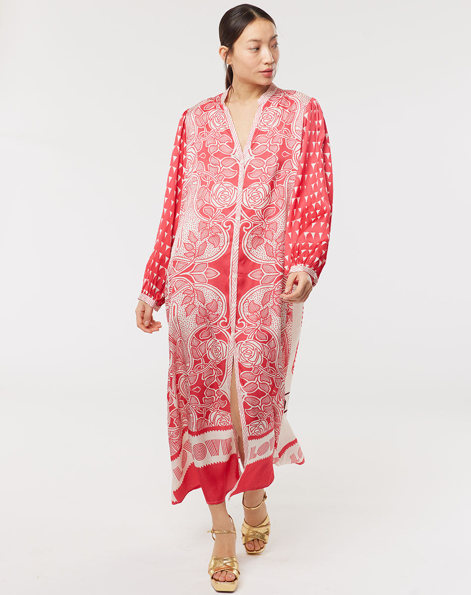 Maya Maxi Rouge Dress