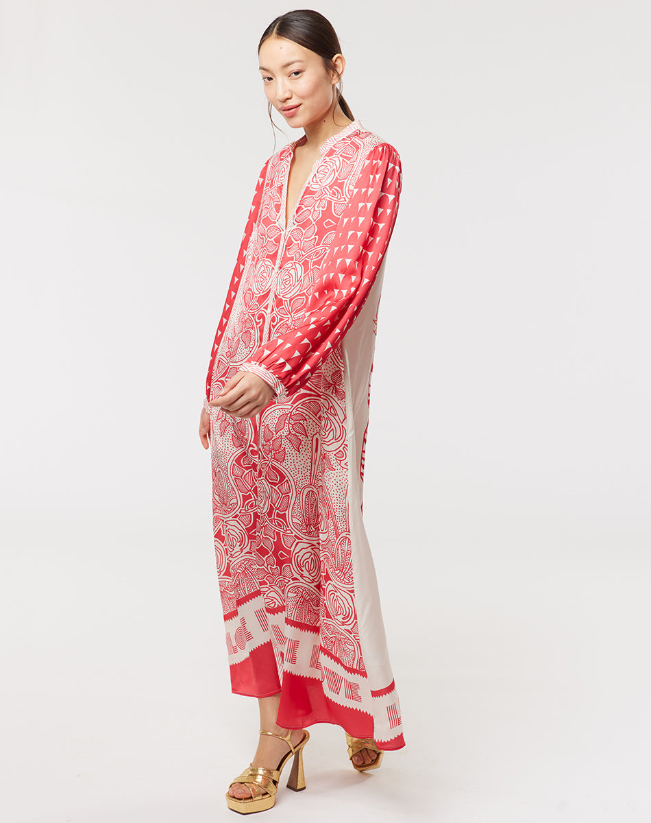 Maya Maxi Rouge Dress