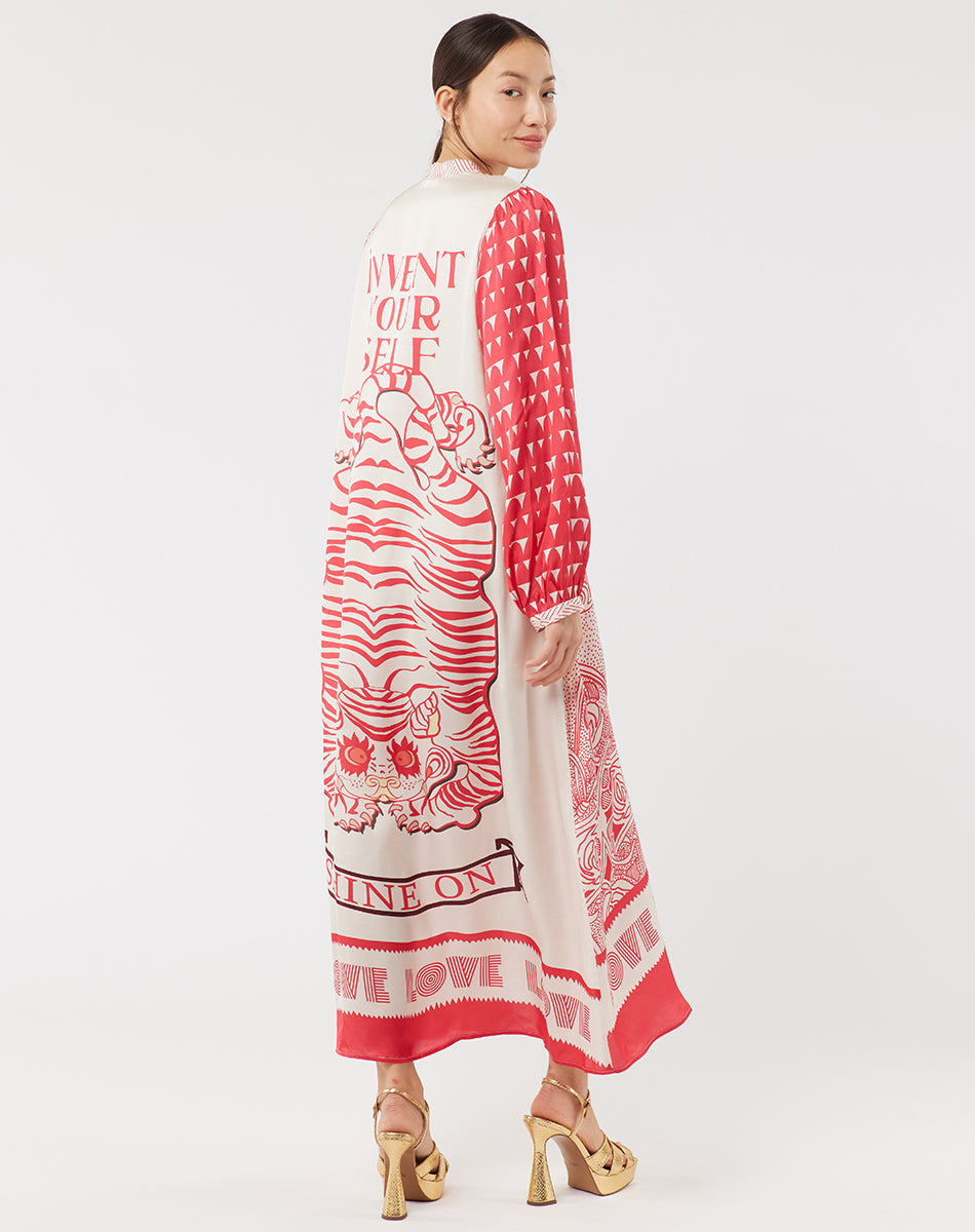 Maya Maxi Rouge Dress