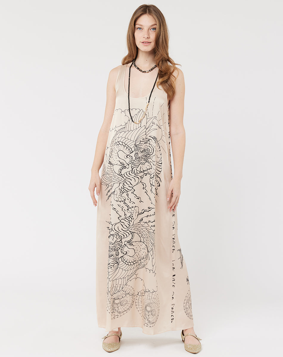 Allison Sleeveless Blossom Dress