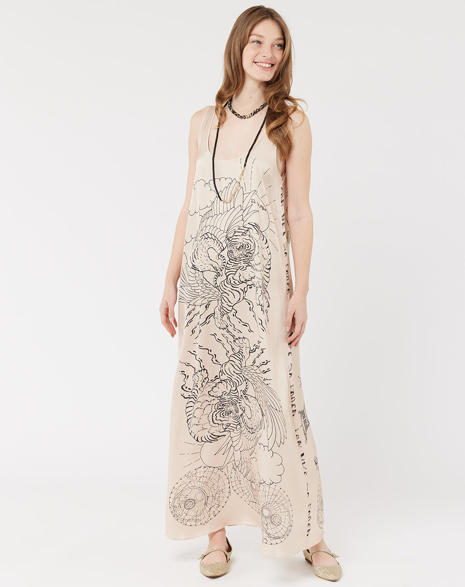 Allison Sleeveless Blossom Dress