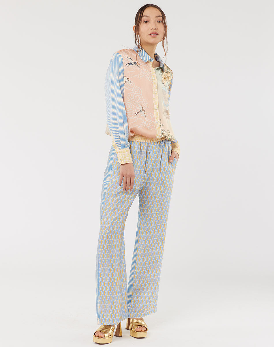 Bailey Straight Leg Romance Printed Pants