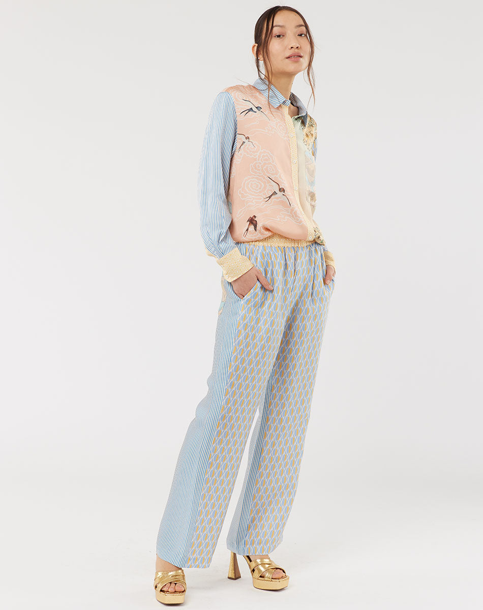 Bailey Straight Leg Romance Printed Pants