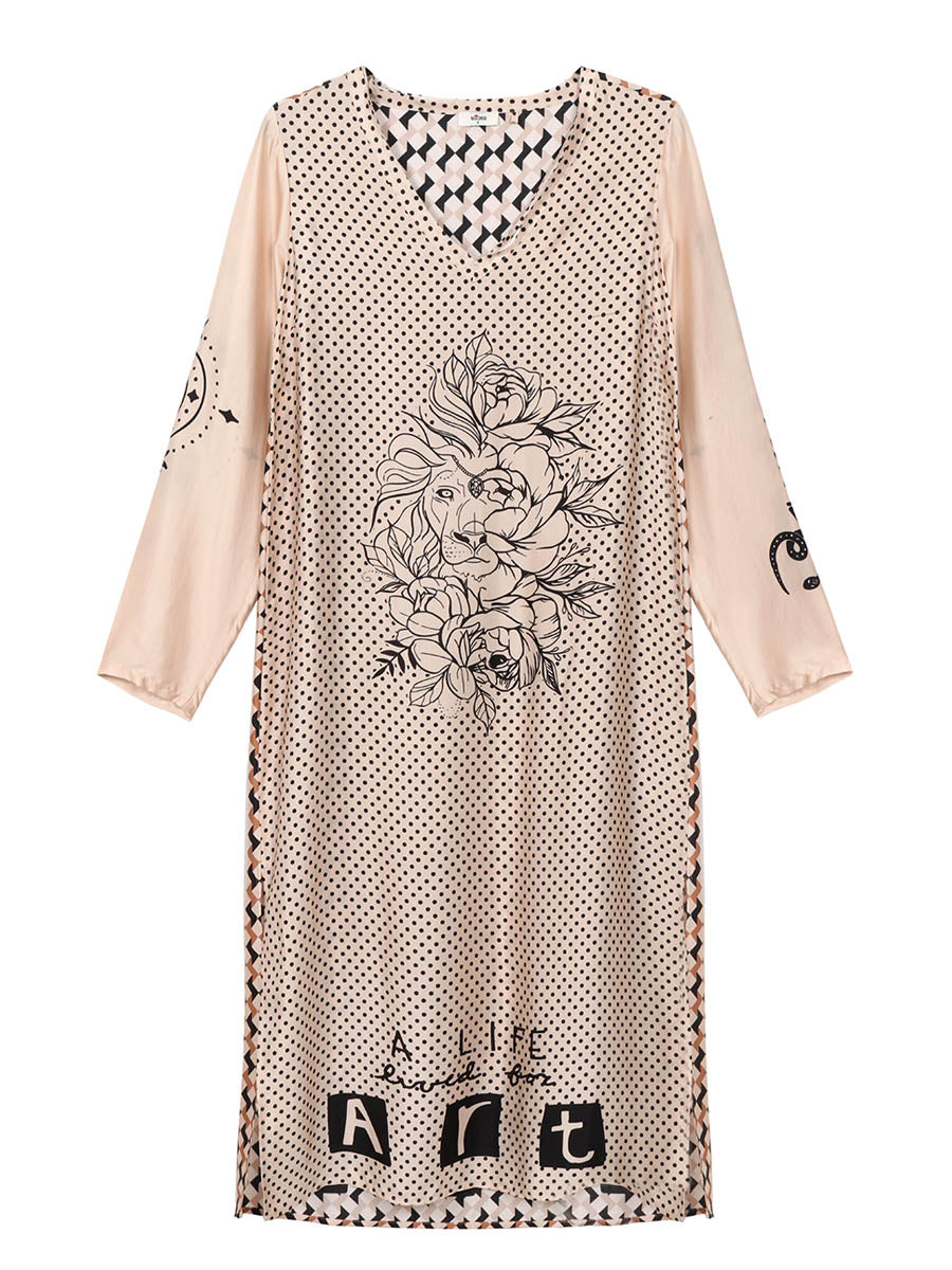 Eve Tattoo Print Dress