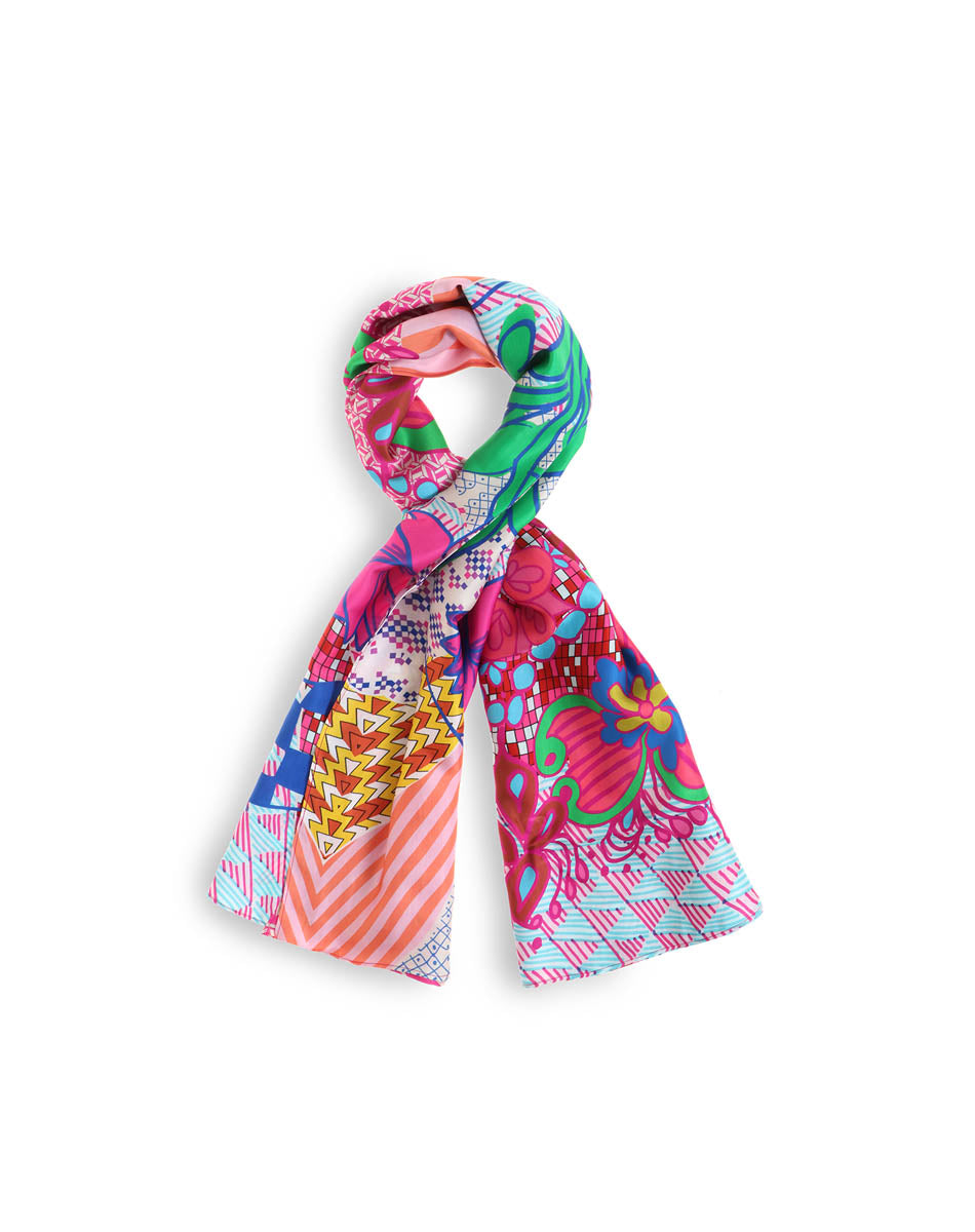 Lucy Printed Rangoli Scarf