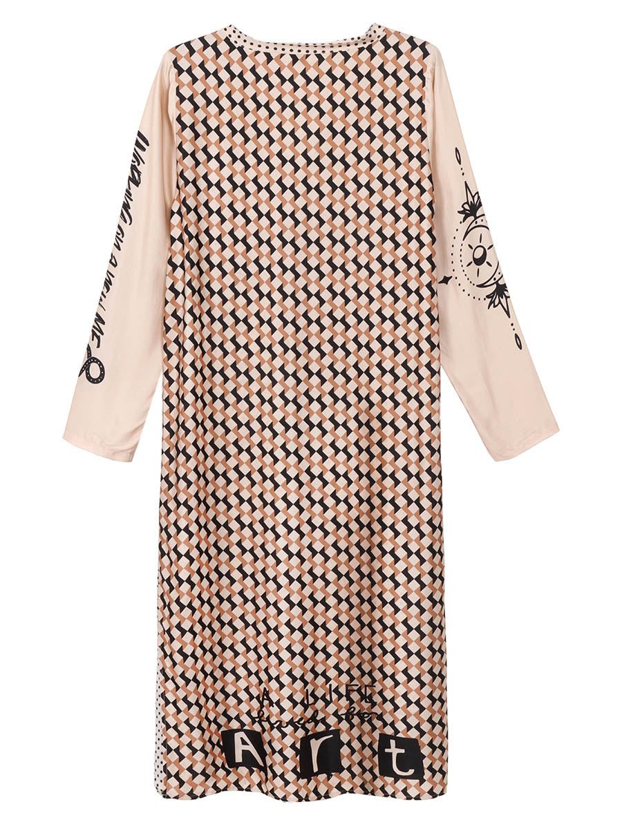 Eve Tattoo Print Dress