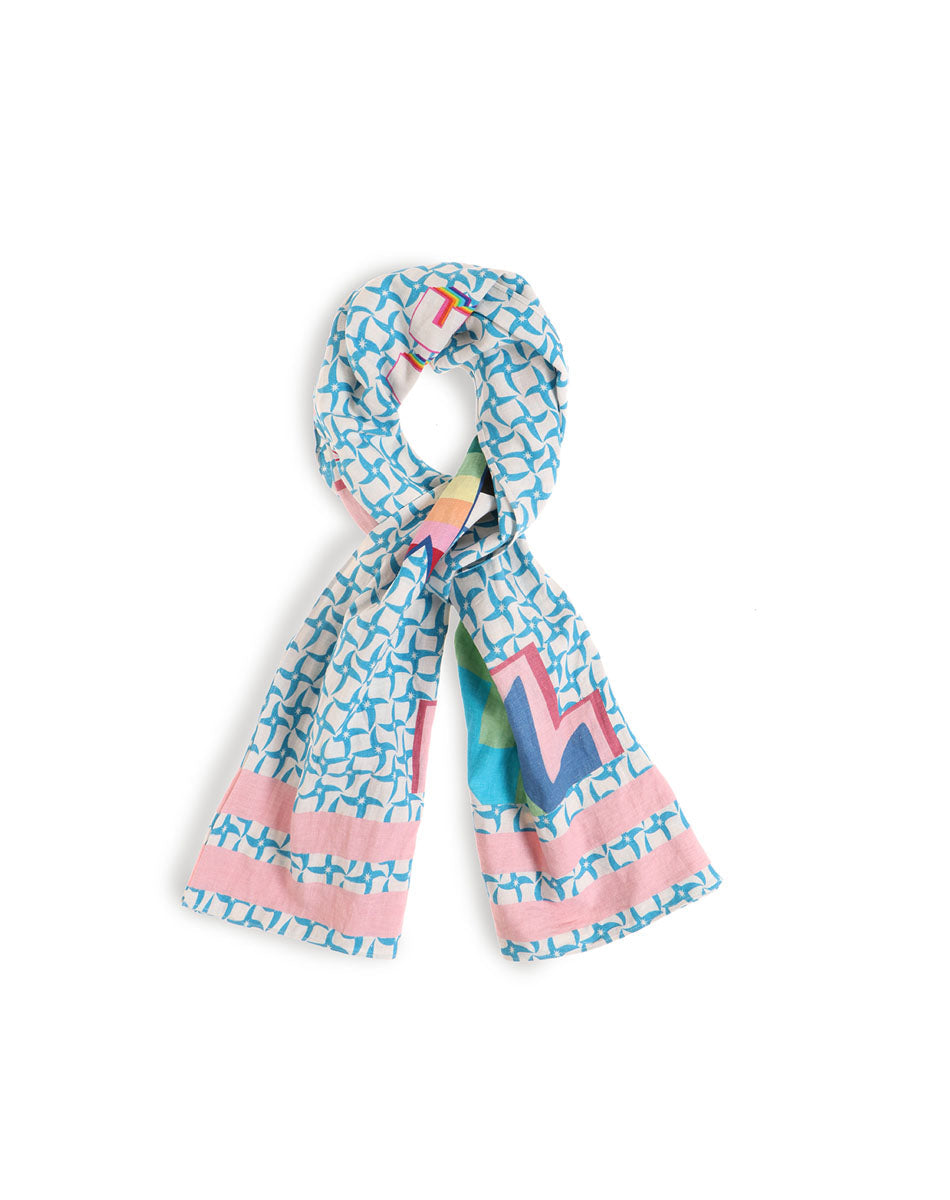 Lucy Printed Linen Scarf