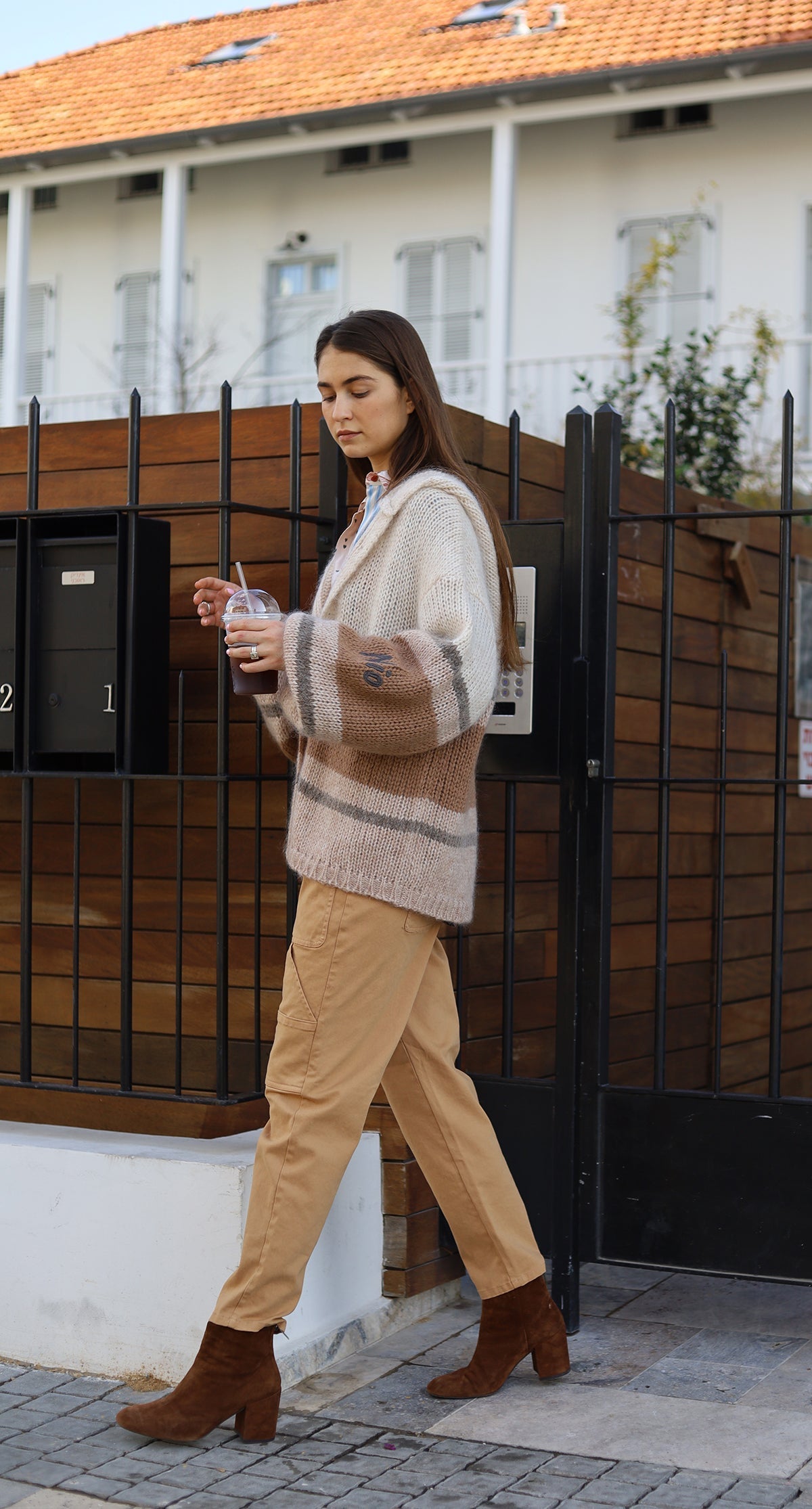 Valerie Stone Striped Cardigan