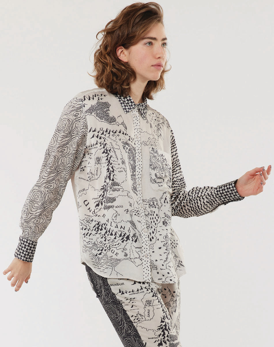 Isabel Mixed Print Voyage Shirt