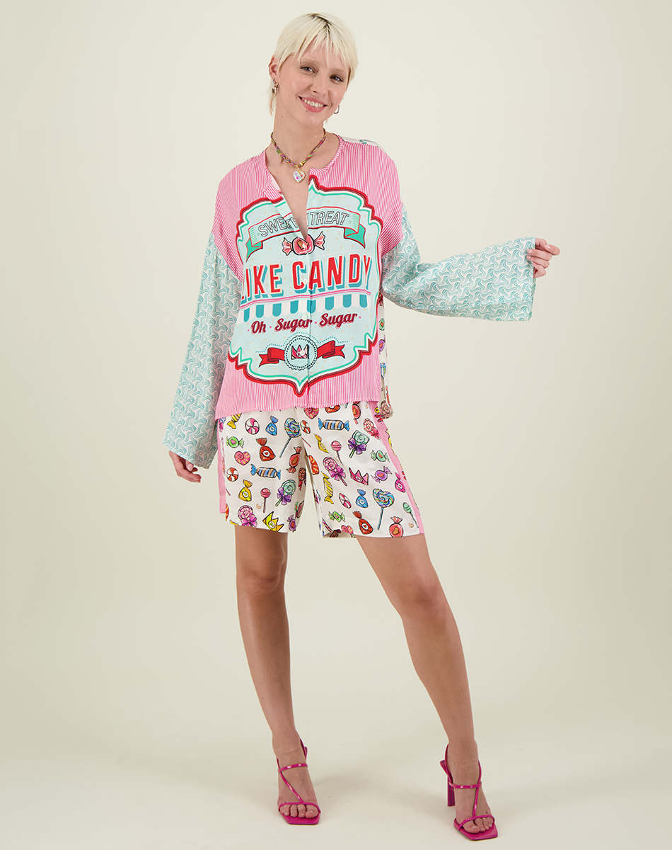 Alina Candy Crew Neck Shirt